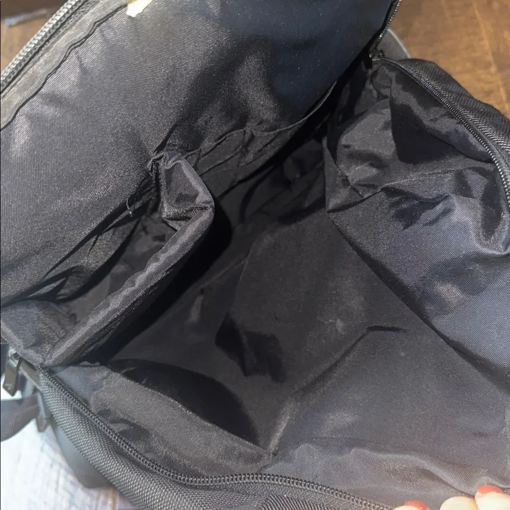 Mandarina Duck Black Nylon Polyester Work Bag Backpack